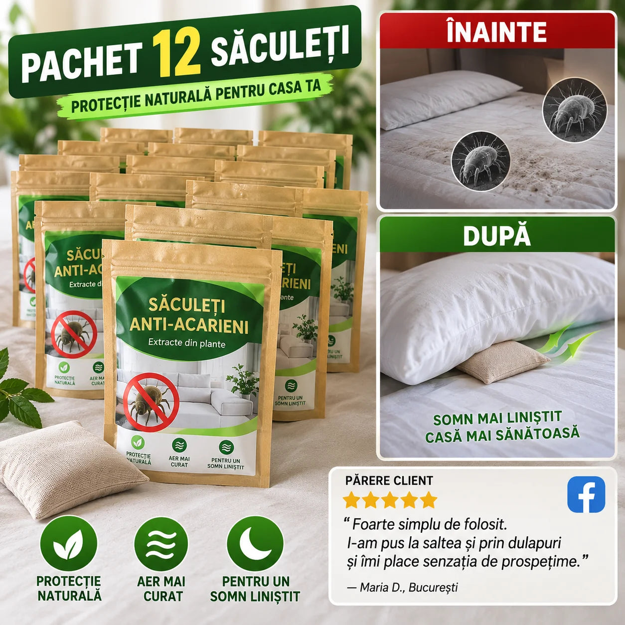Săculeți Anti-Acarieni - AcarStop™